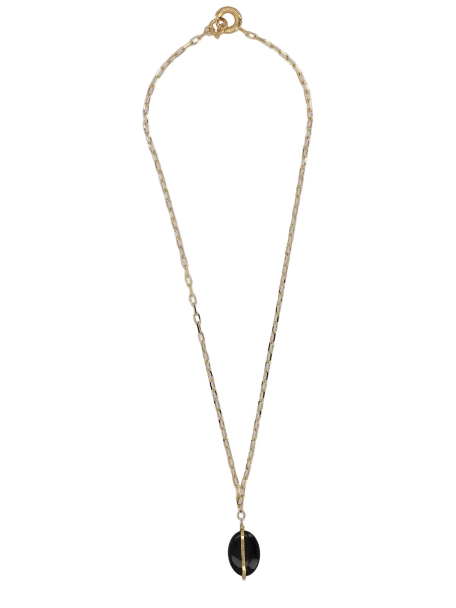 COLLANA CON PENDENTE IN PIETRA