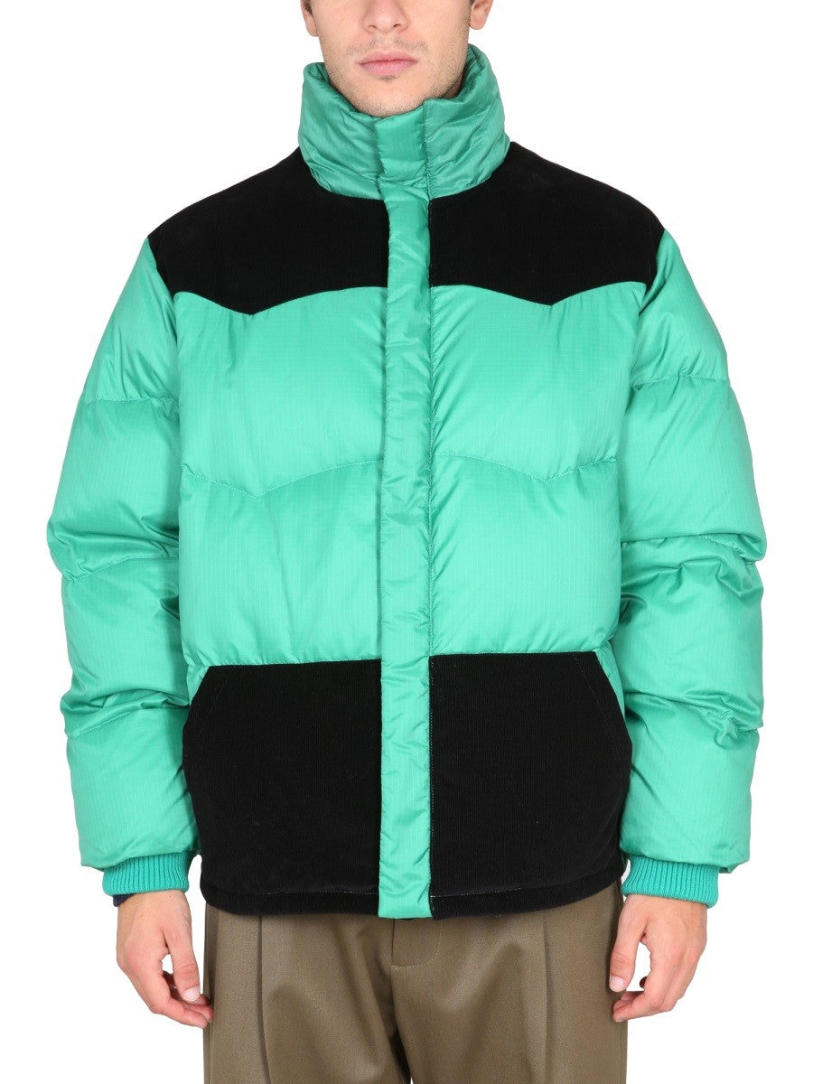 COLOR-BLOCK DOWN JACKET