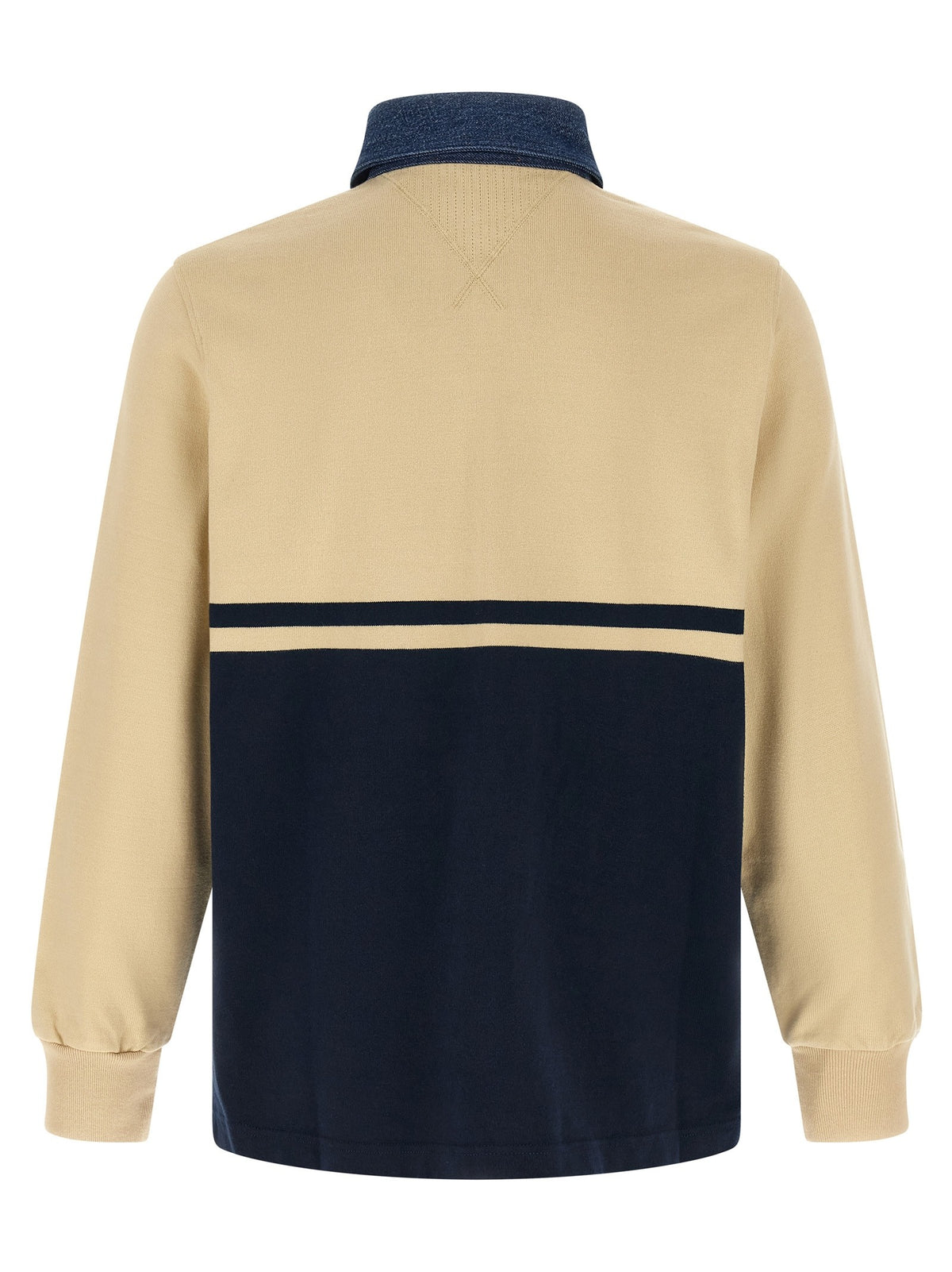 Contrast collar polo shirt