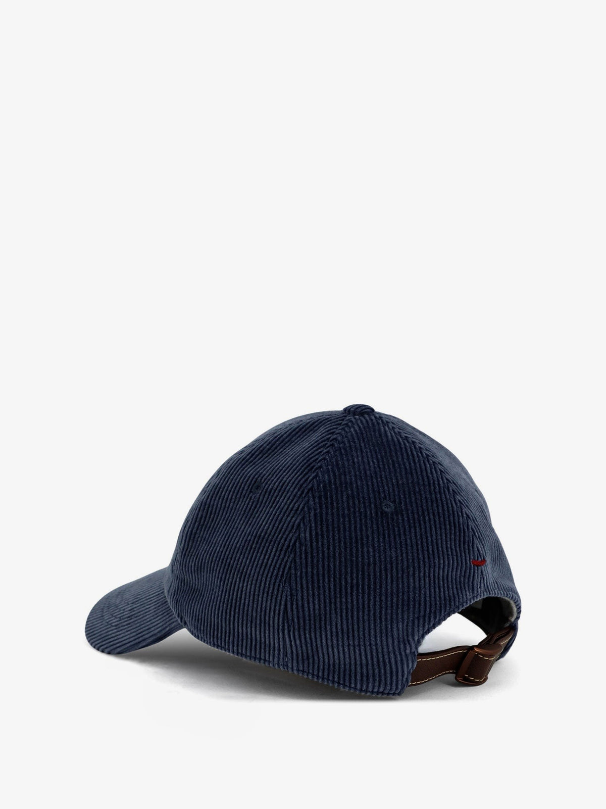 Corduroy hat with embroidered logo