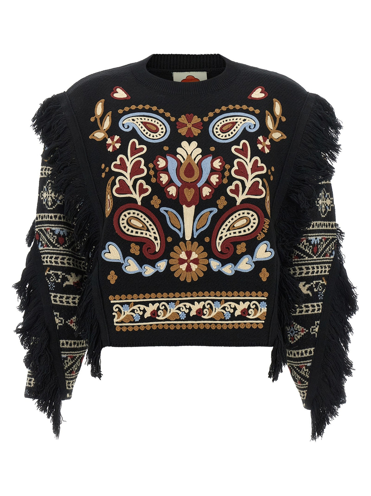 Love Paisley Cornelli sweater with fringe