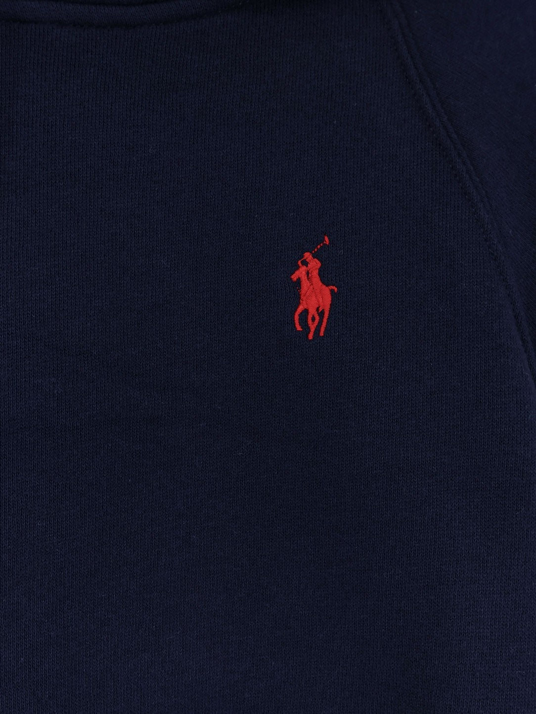 Cotton blend sweatshirt with embroidered logo