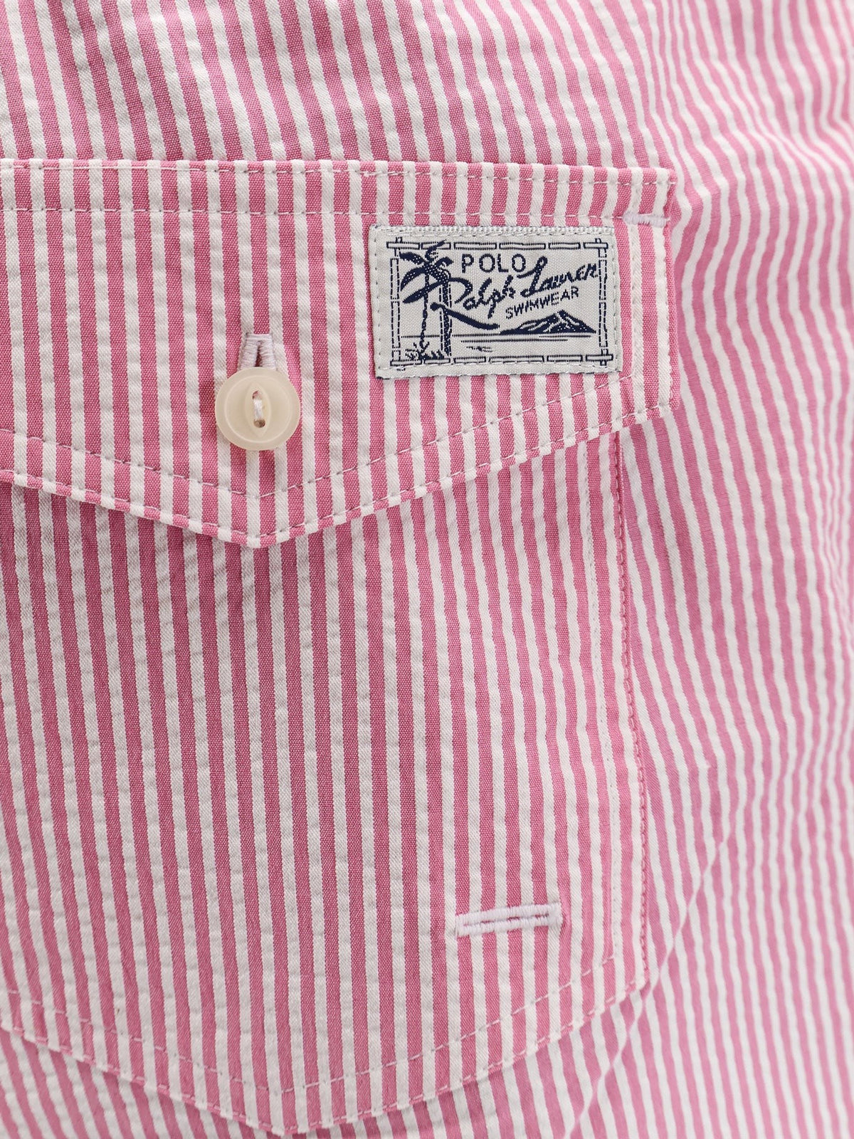 Cotton blend swim trunks