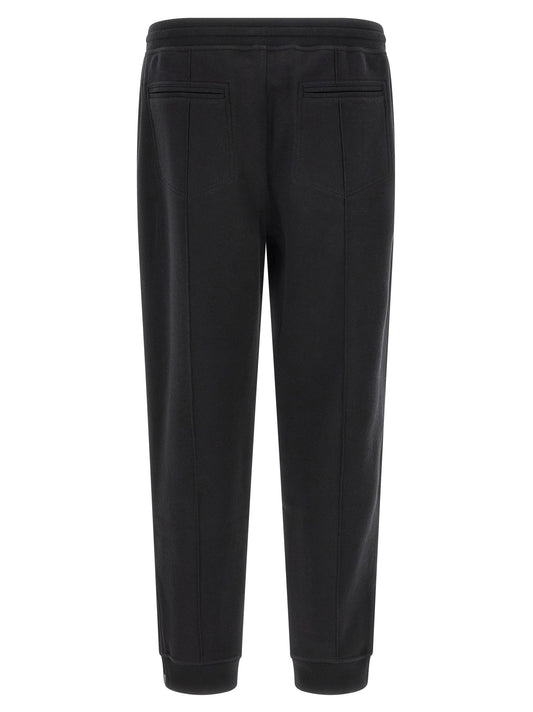 Cotton, cashmere and silk joggers