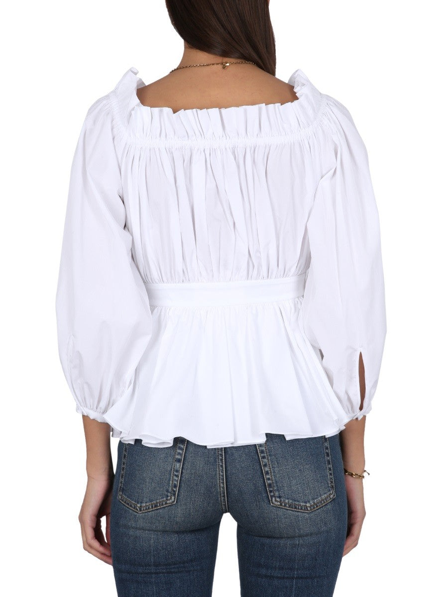 COTTON POPLIN TOP