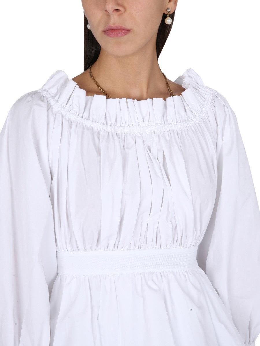 COTTON POPLIN TOP