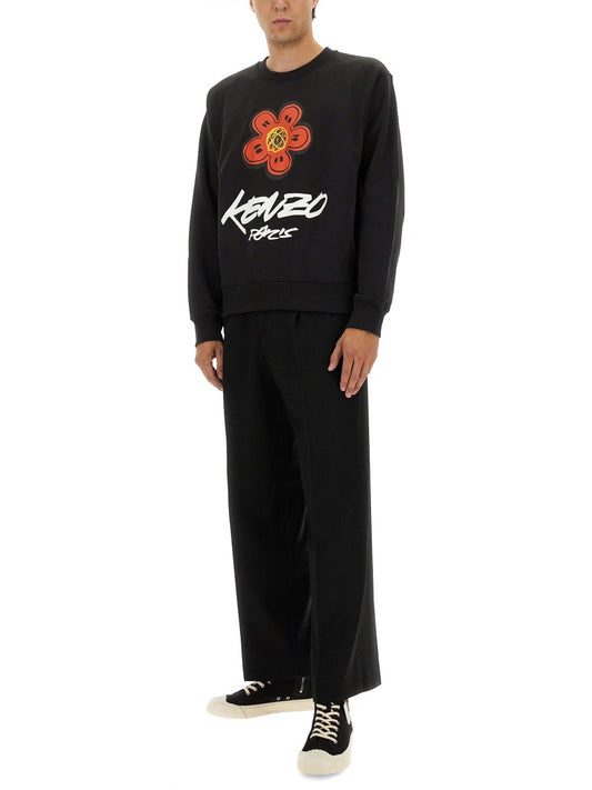 COTTON SWEATSHIRT "KENZO X FUTURA 2000"