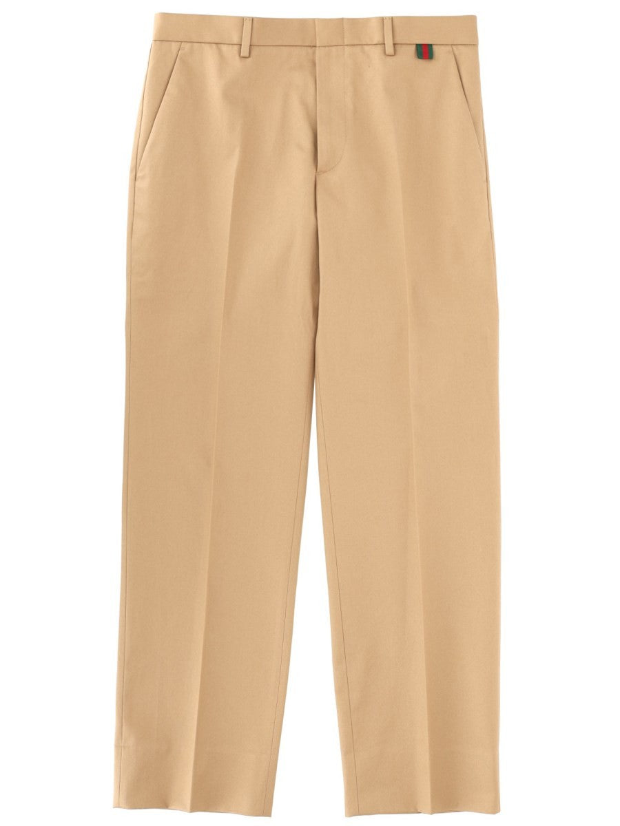 COTTON TAILORED PANTS