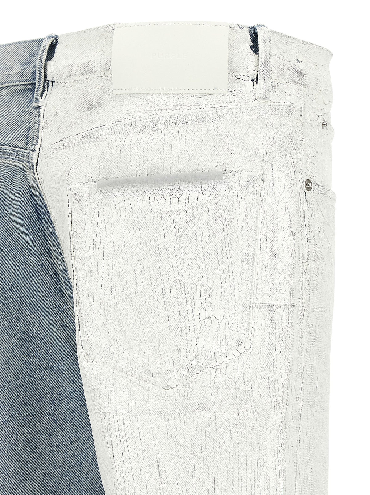 'Crackle Silver' jeans