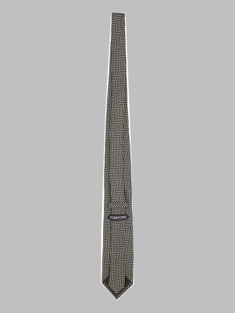 CRAVATTA IN JACQUARD DI SETA 8 CM