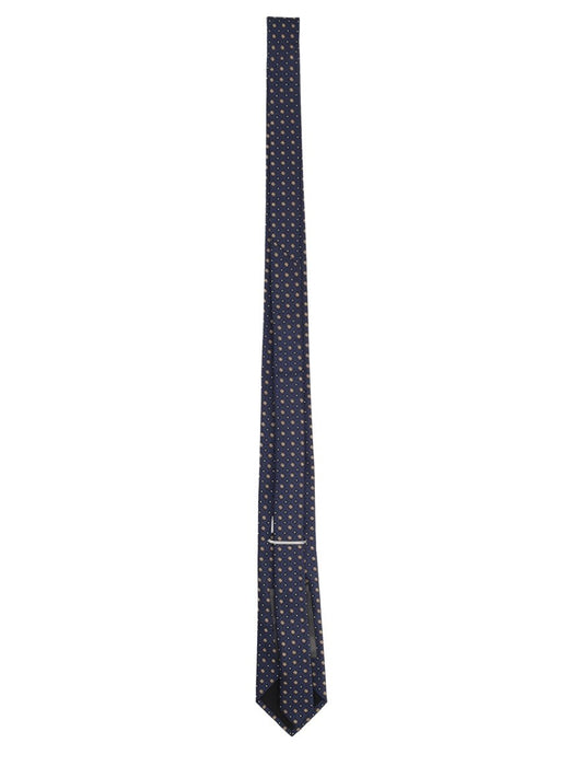 Cravatta In Jacquard Di Seta