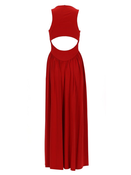 CREPE JERSEY LONG DRESS