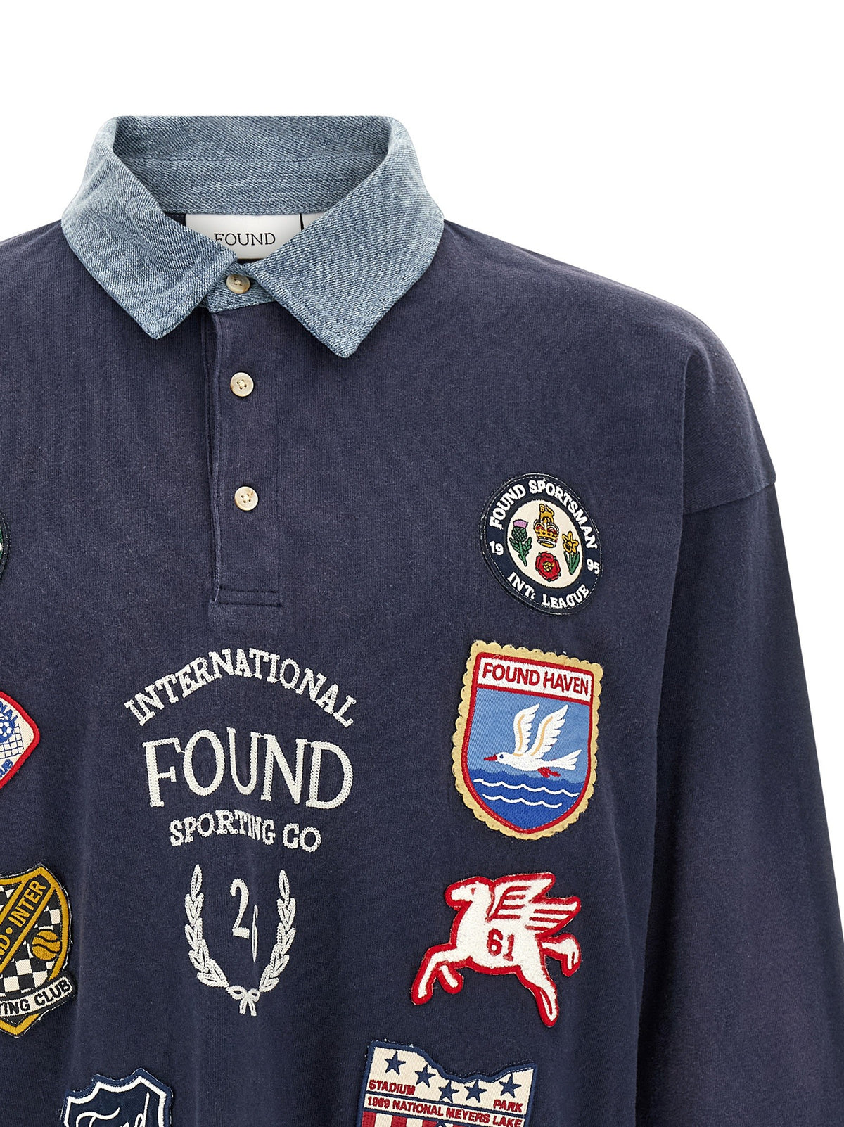 'Crestfield' polo shirt with patch