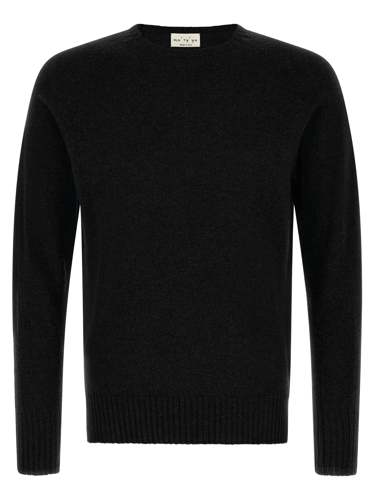 Crew-Neck Sweater with Slits