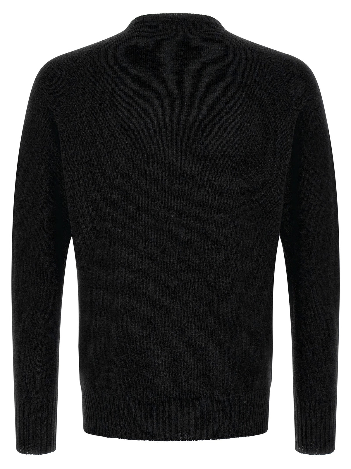 Crew-Neck Sweater with Slits