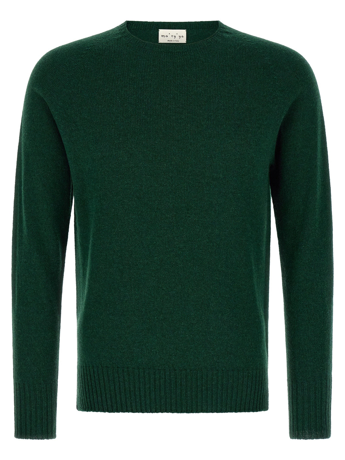 Crew-Neck Sweater with Slits