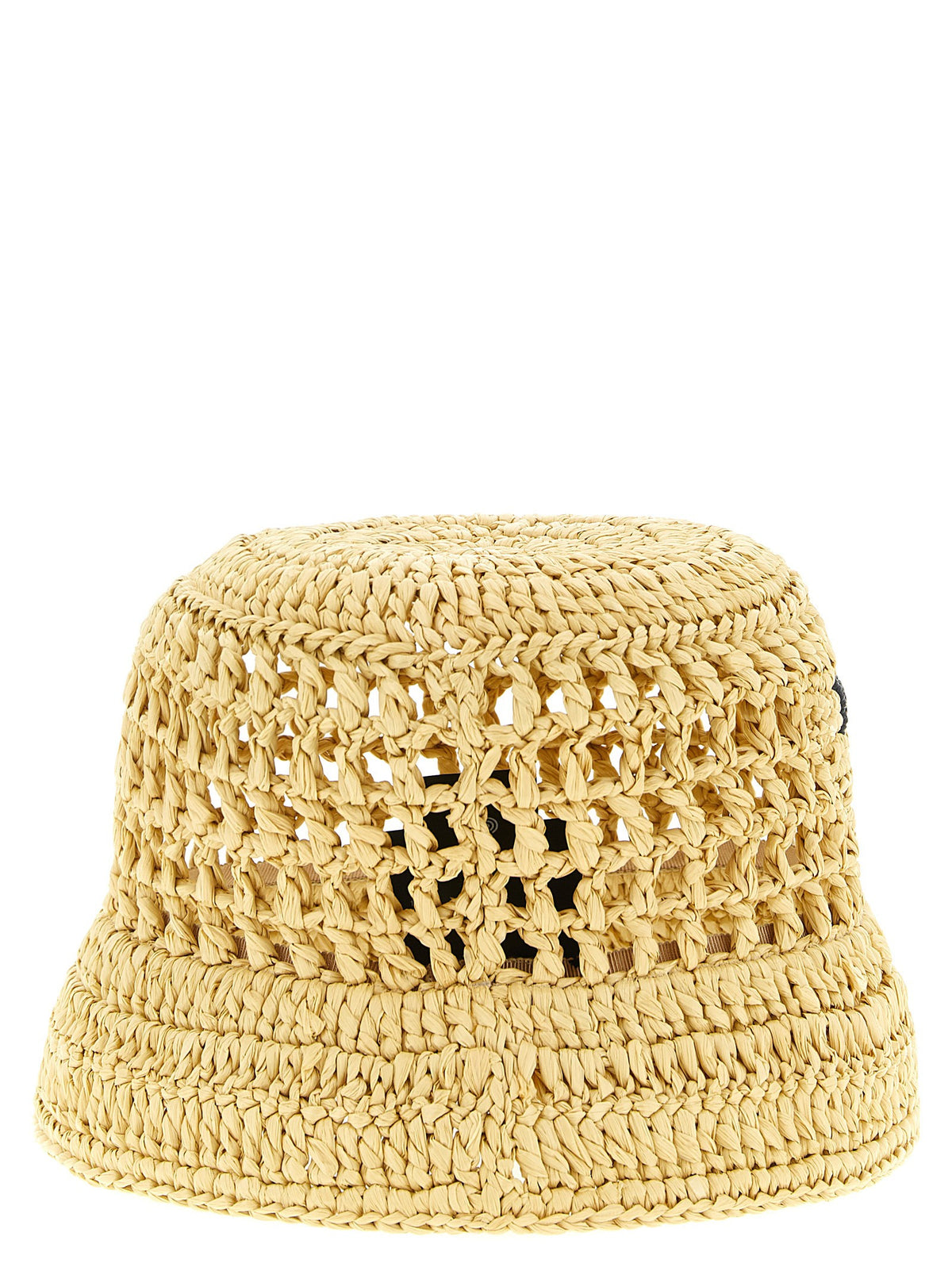 Crochet logo bucket hat