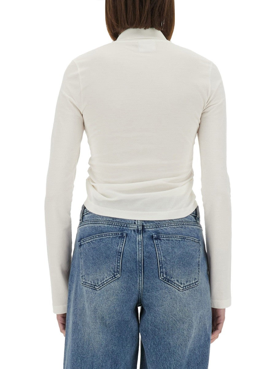 CROPPED POLO SHIRT "TWIST"