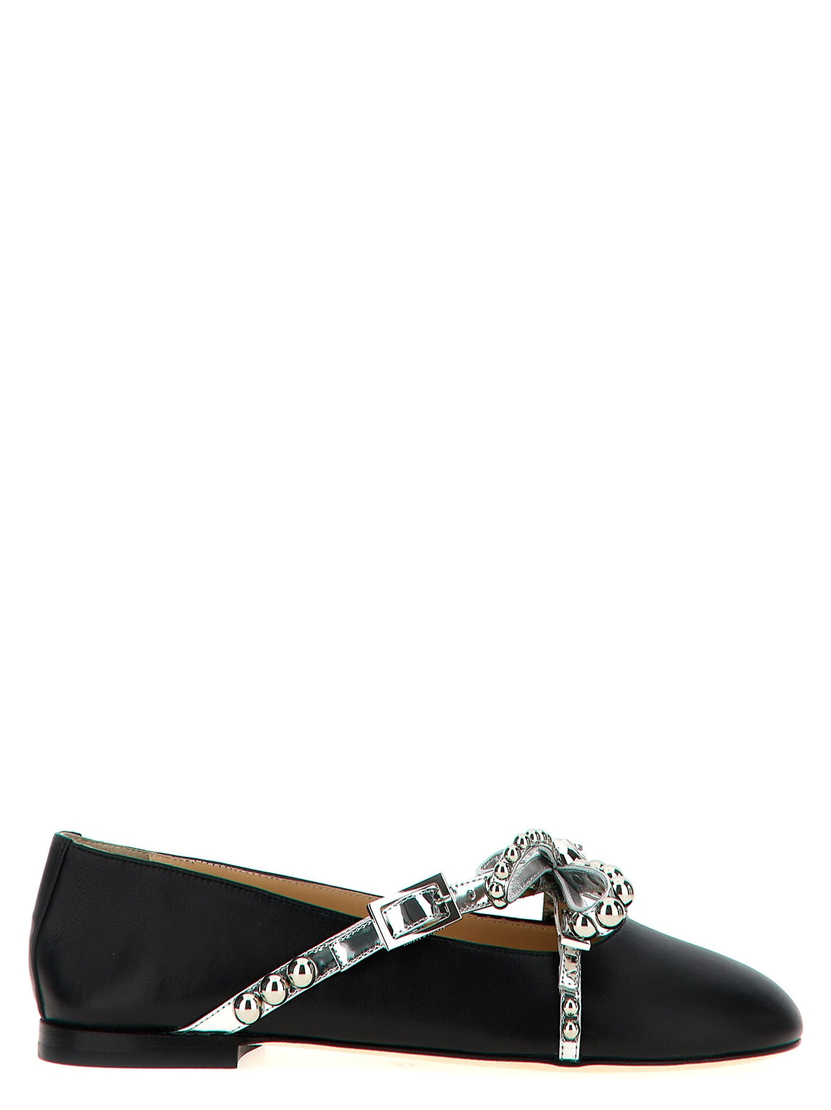 'Crystal Studs' ballet flats