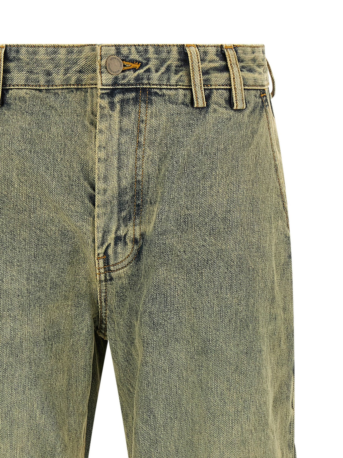 'Cuff Surface Wave' jeans