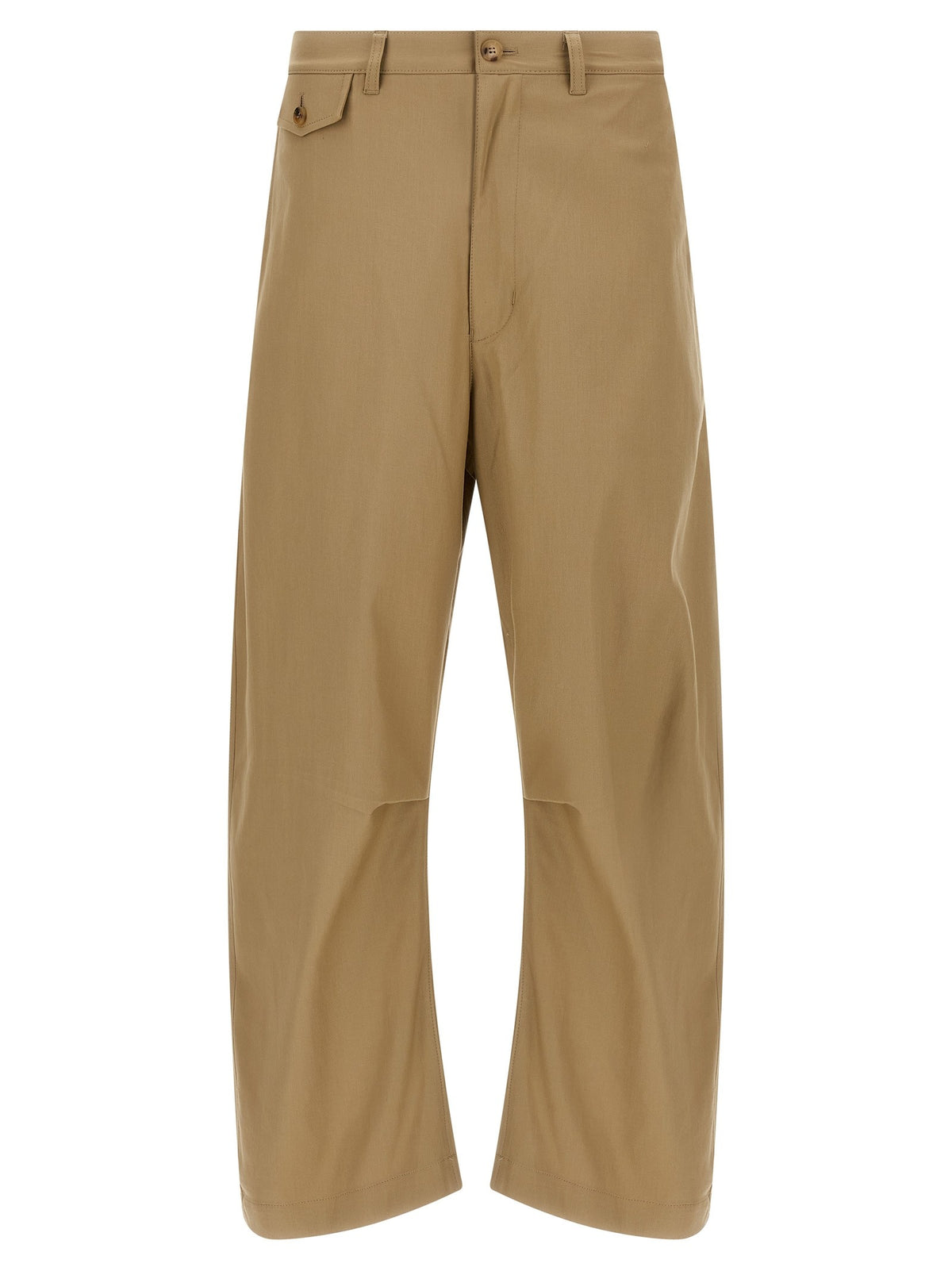 Curved leg pants