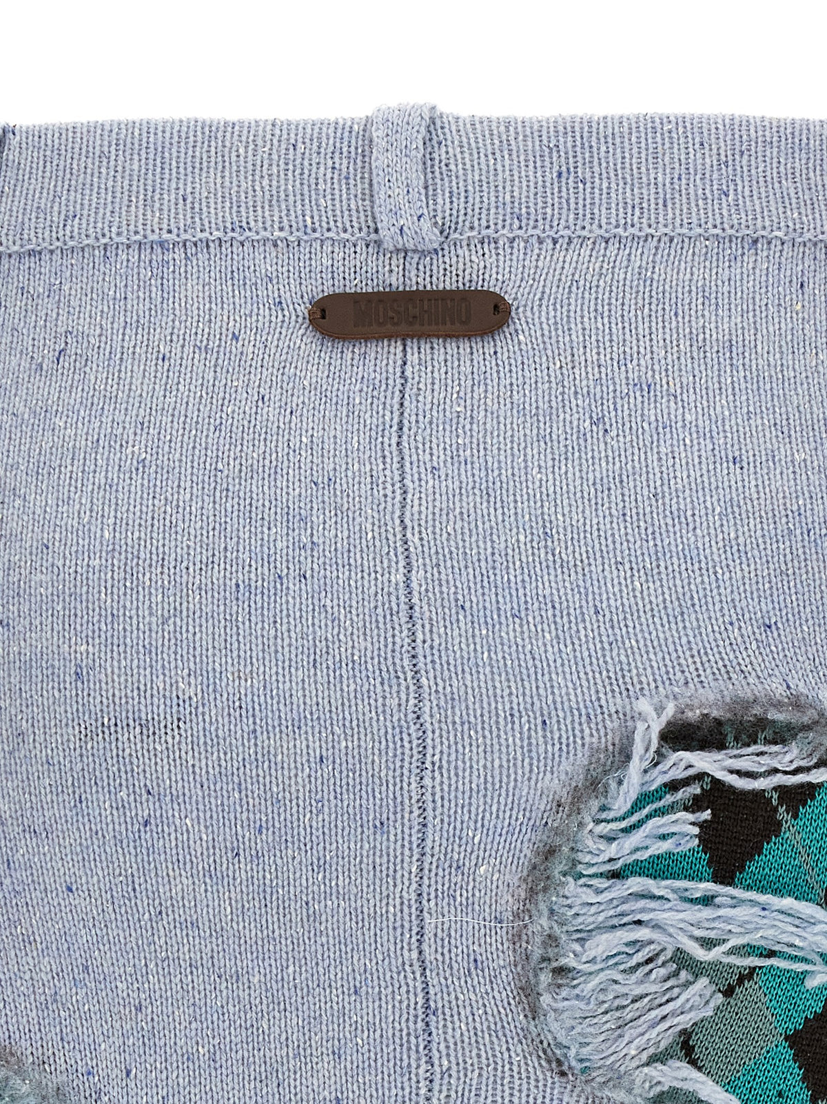 'Deconstructed Argyle' skirt