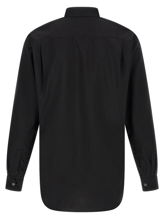 Decorated panel shirt