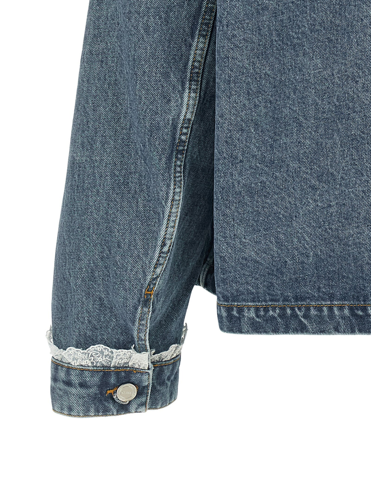 Denim and lace jacket