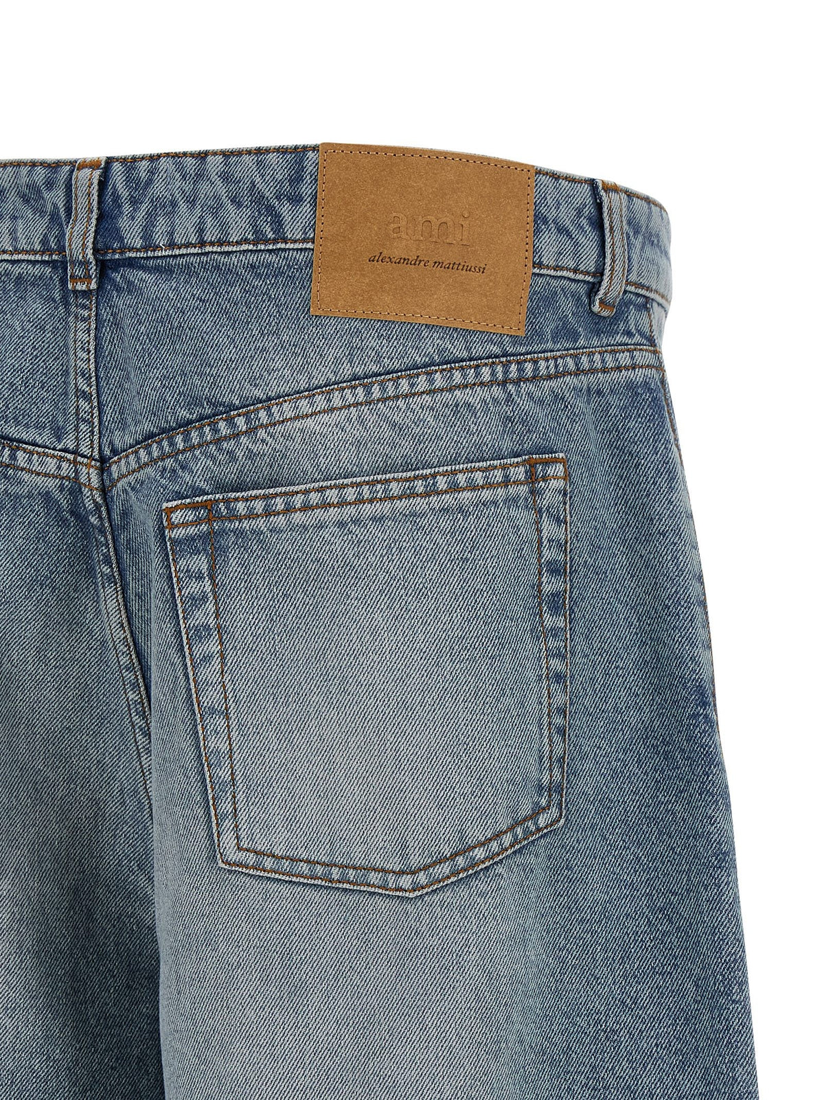 Denim bermuda shorts