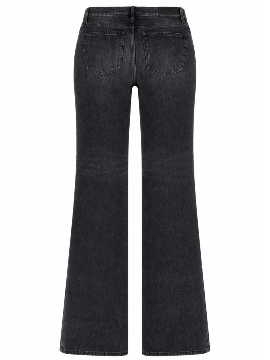 DENIM JEANS WITH HORSEBIT DETAIL