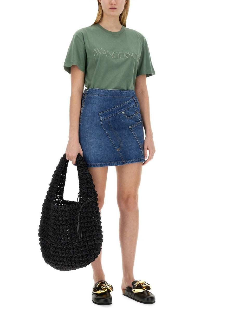 DENIM MINISKIRT