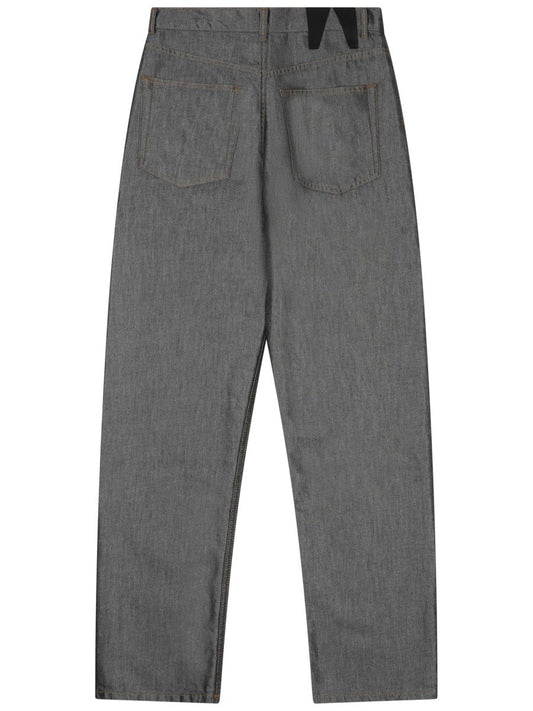 DENIM PANTS WITH CHAIN