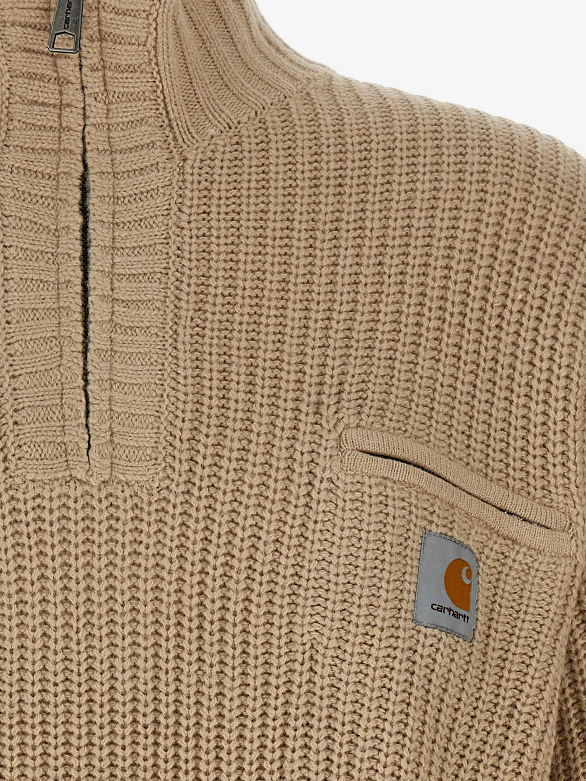 Detroit Half Zip acryilic blend sweater