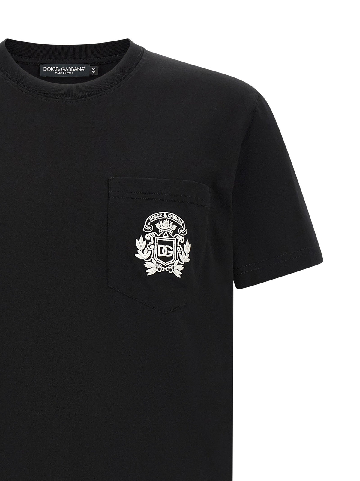 'DG' embroidered T-shirt