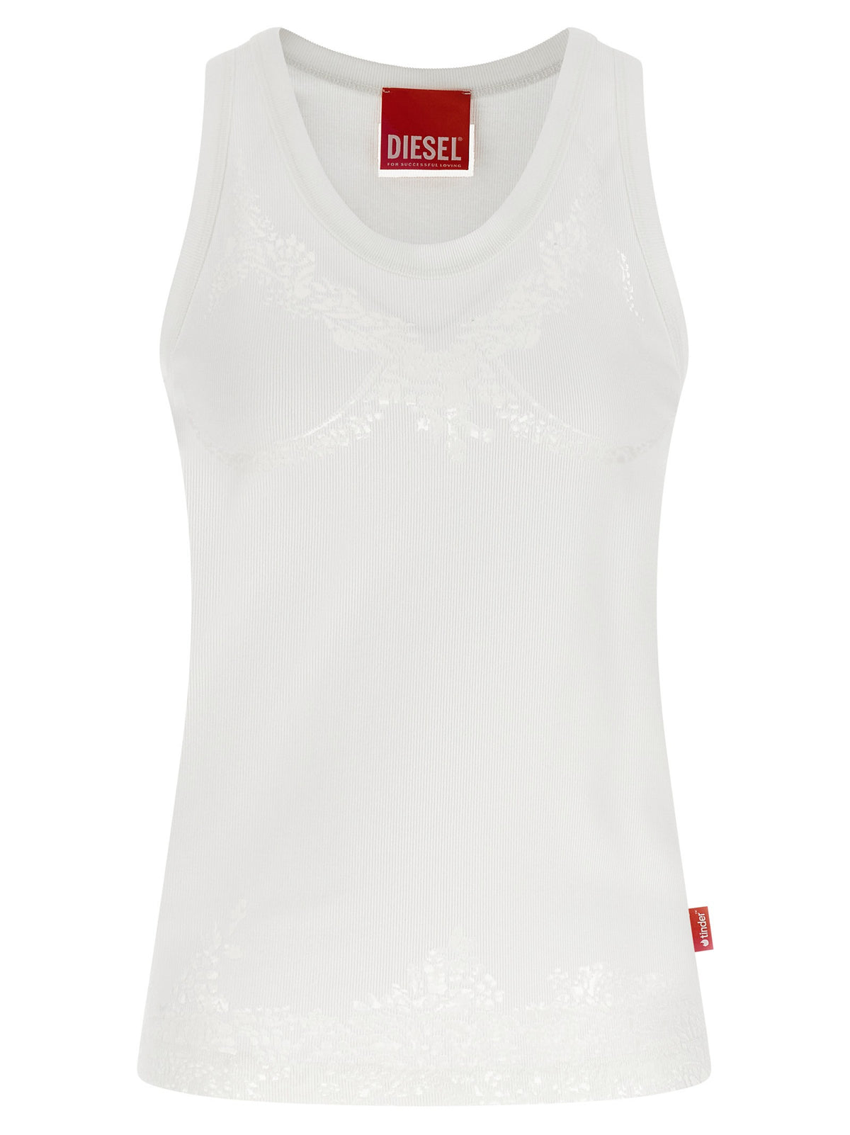 تي شيرت بلا أكمام "Pr-T-Anki-Lace-R" من Diesel x Tinder