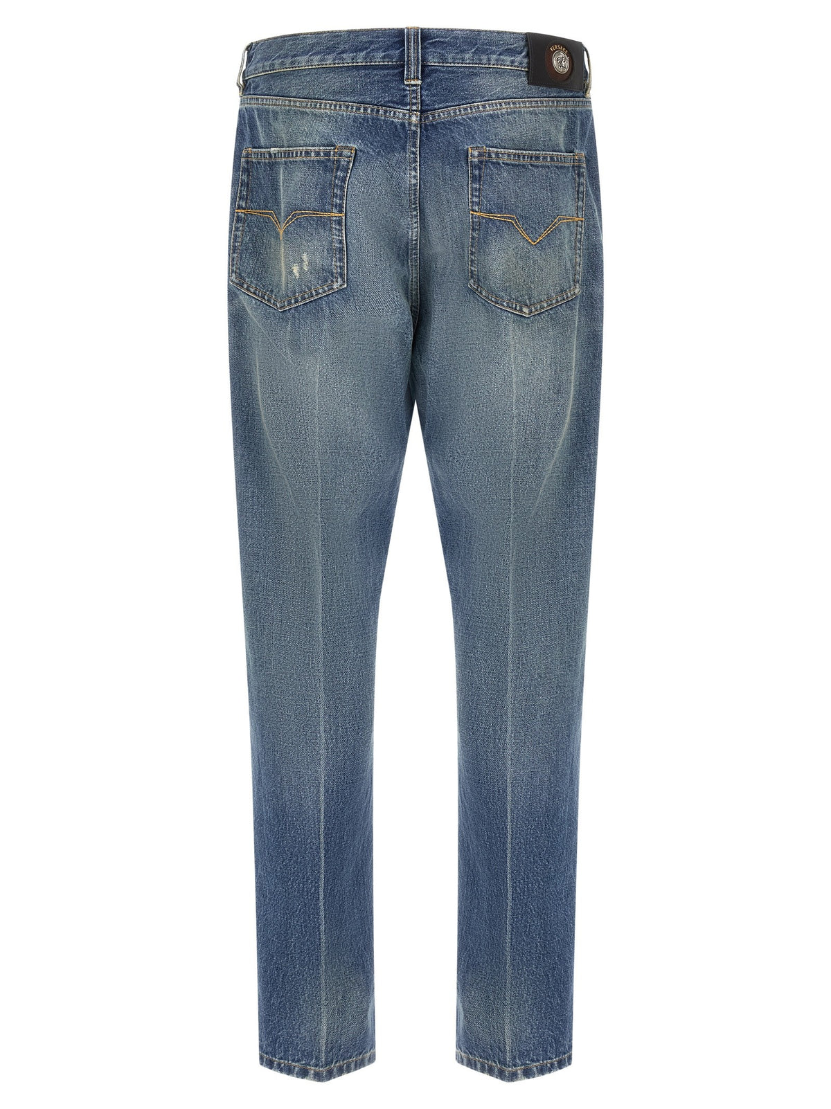 Distressed jeans
