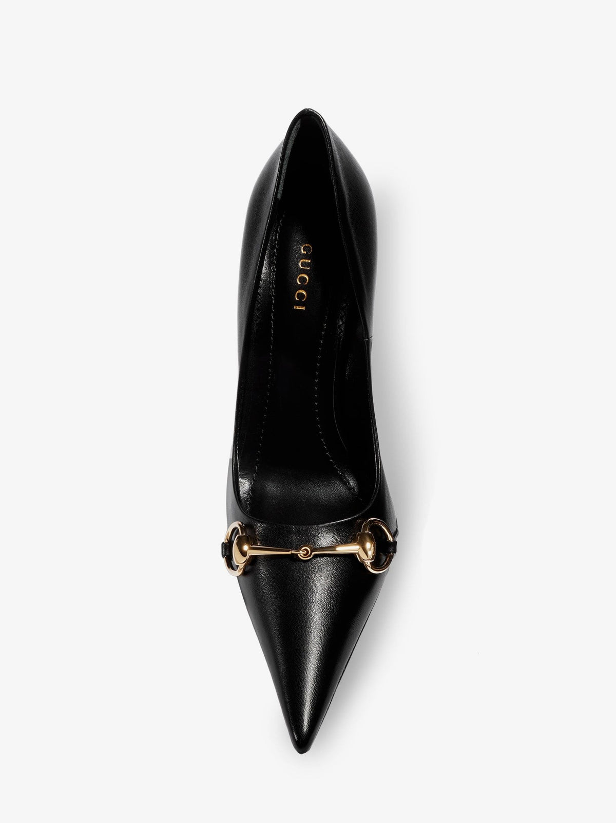 Donna leather décolleté with Horsebit detail