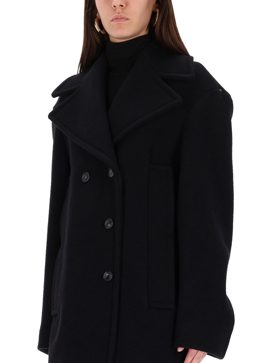 DOUBLE-BREASTED COAT