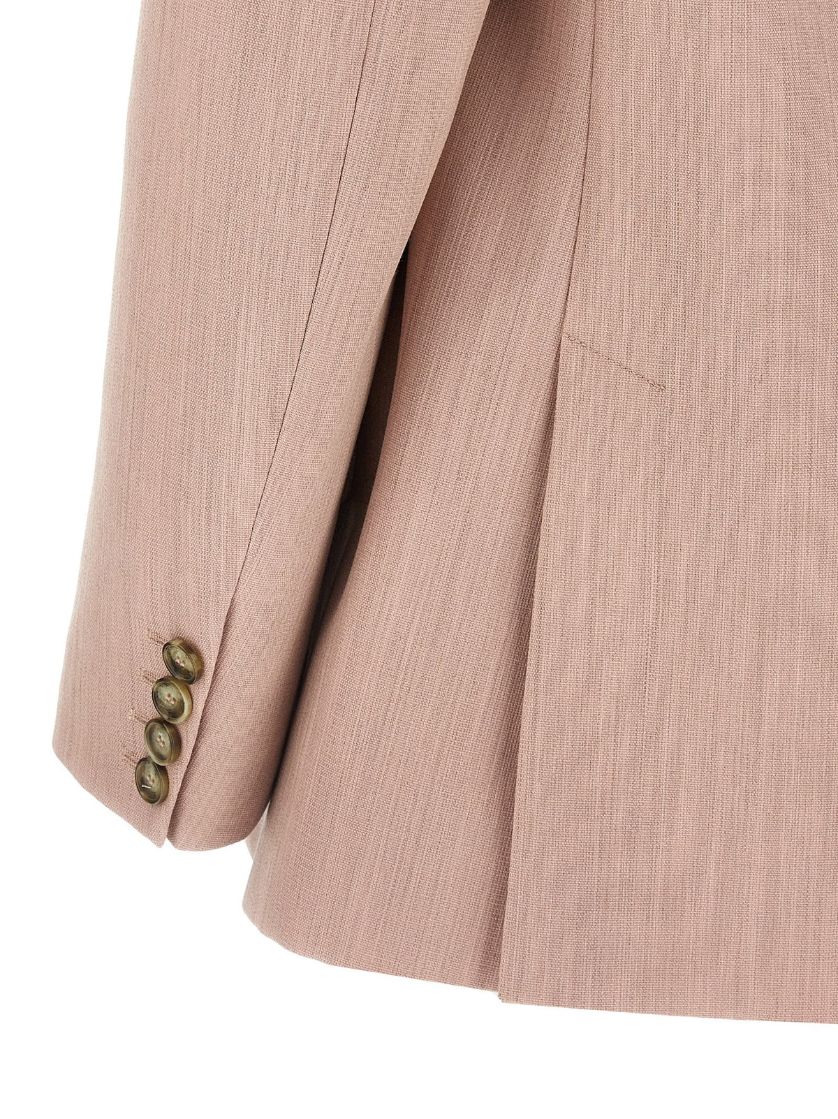 Double-breasted wool blazer