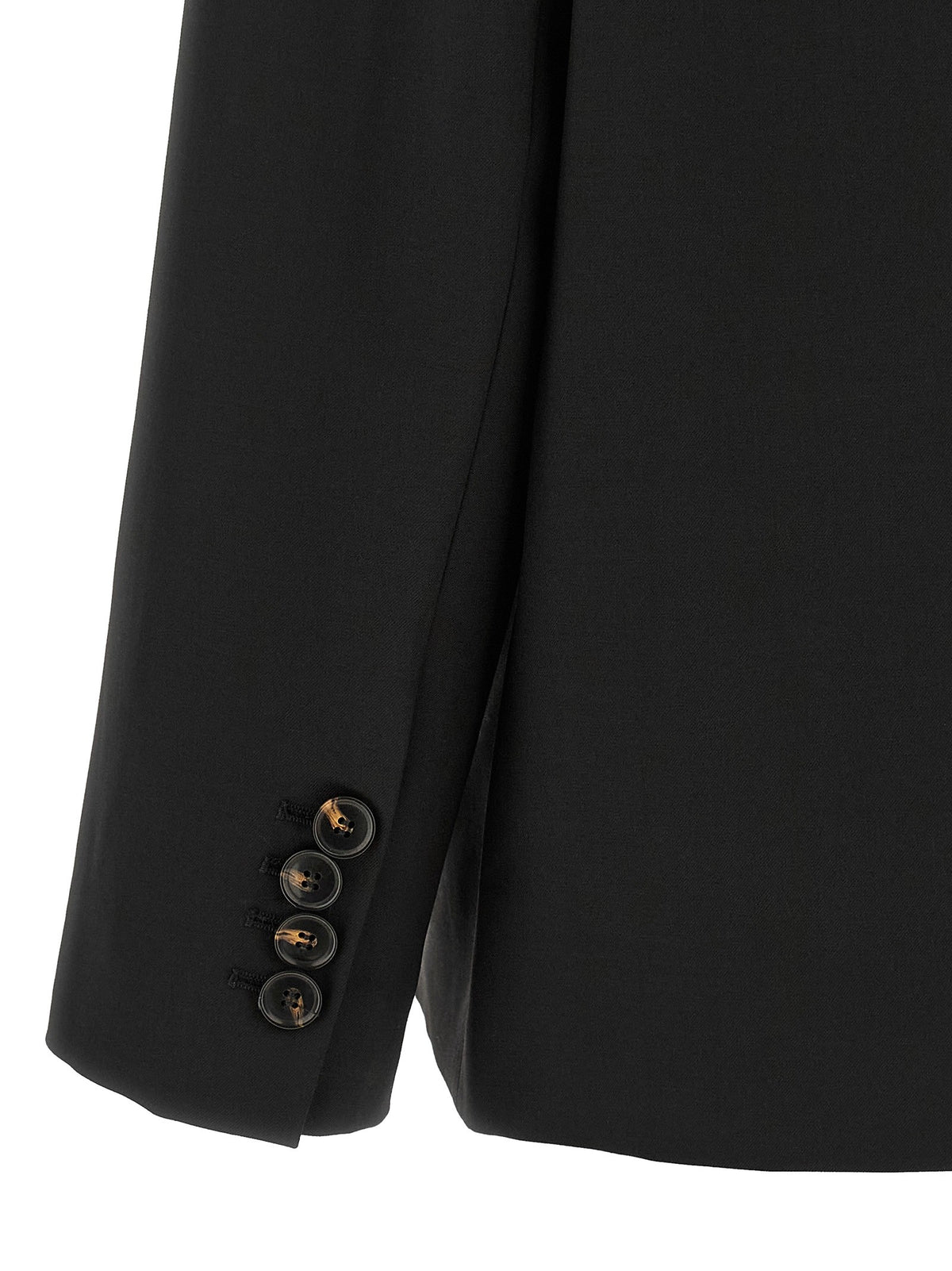 Double-breasted wool blazer