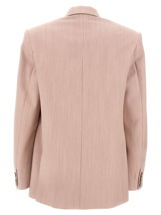Double-breasted wool blazer