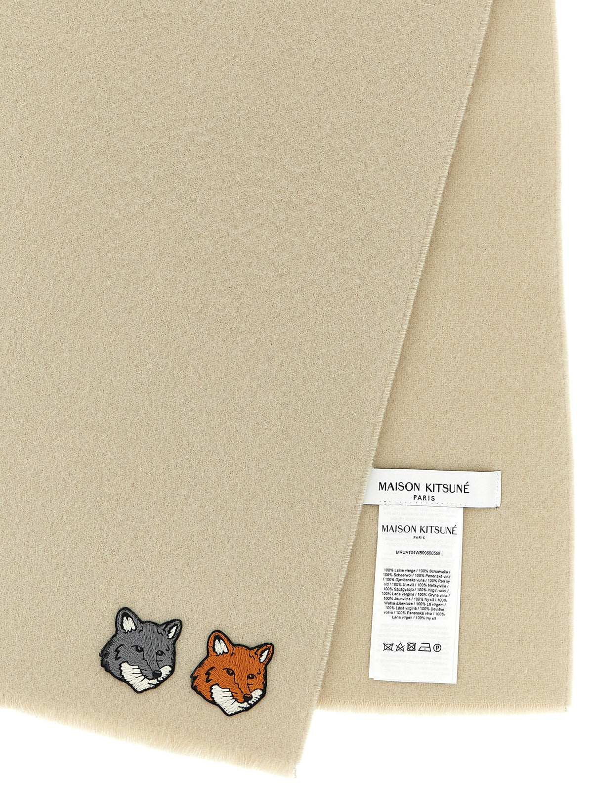 'Double Fox Head' scarf