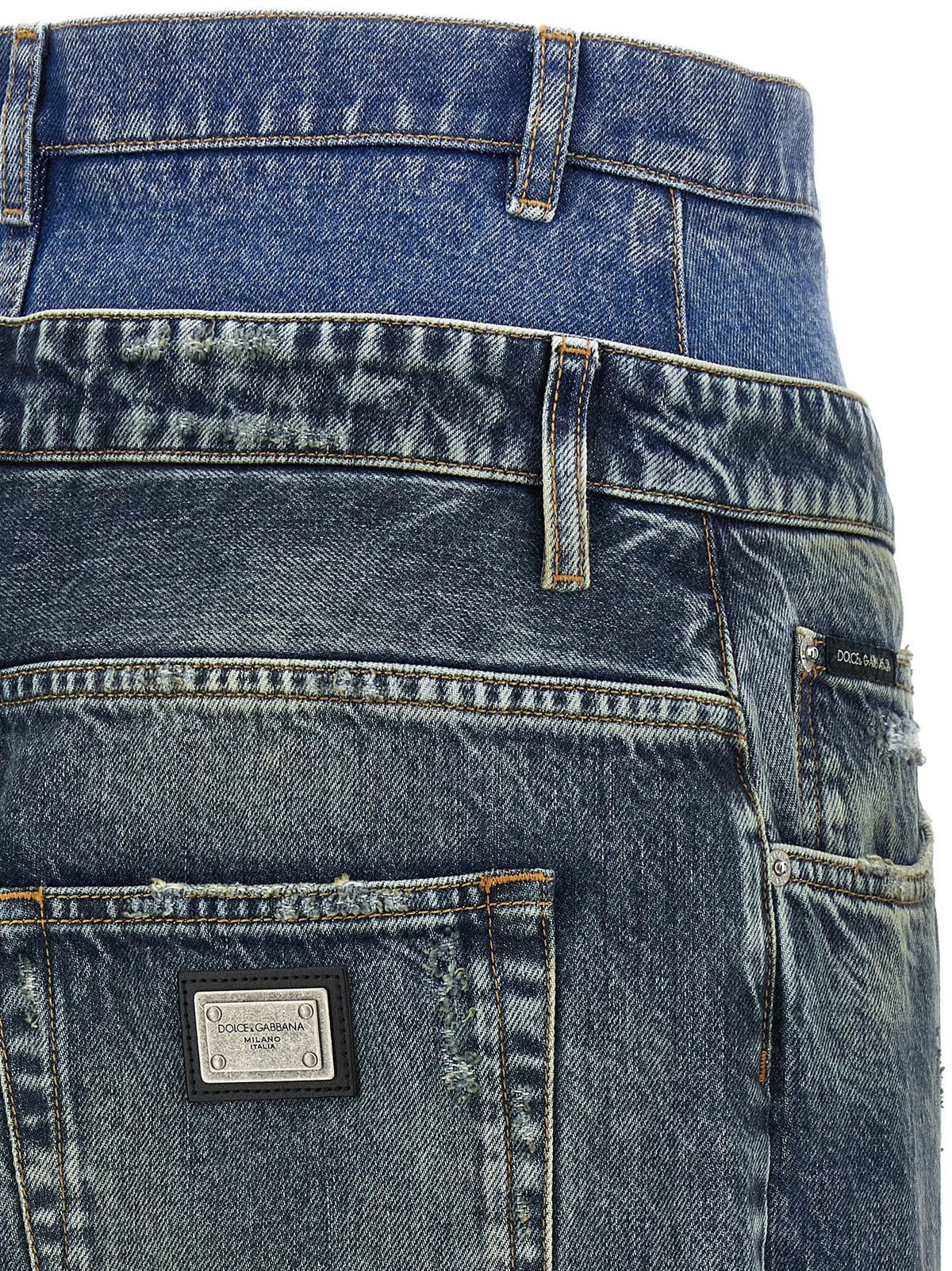 Double layer jeans