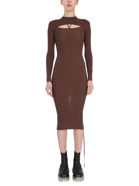 DRESS WITH CUT OUT DETAIL