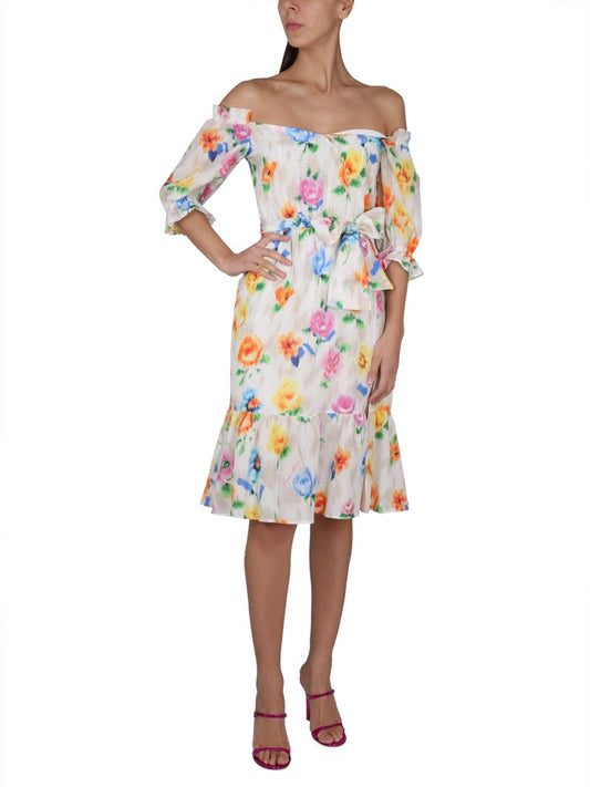 DRESS WITH FLORAL PATTERN