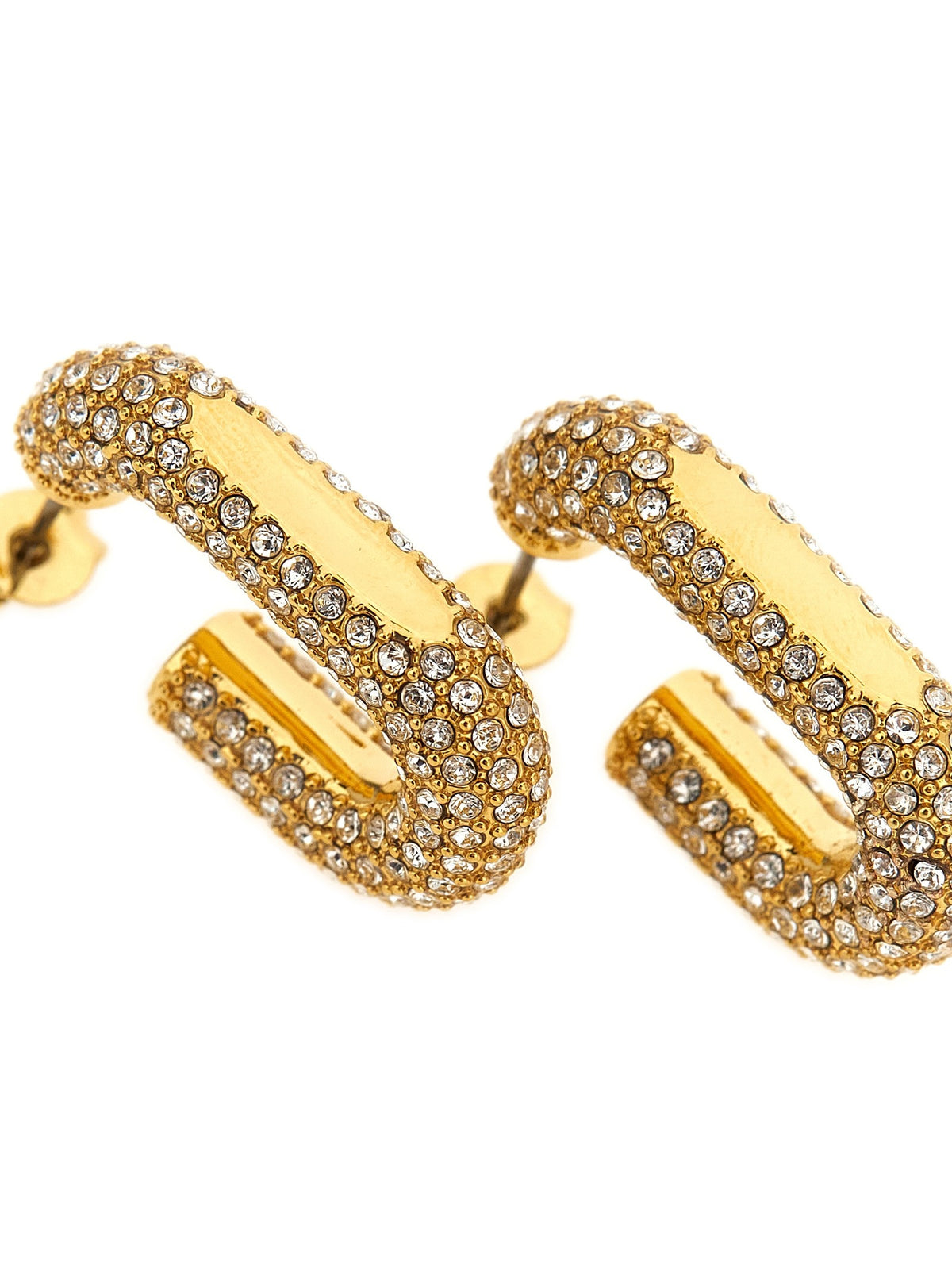Earrings with crystals