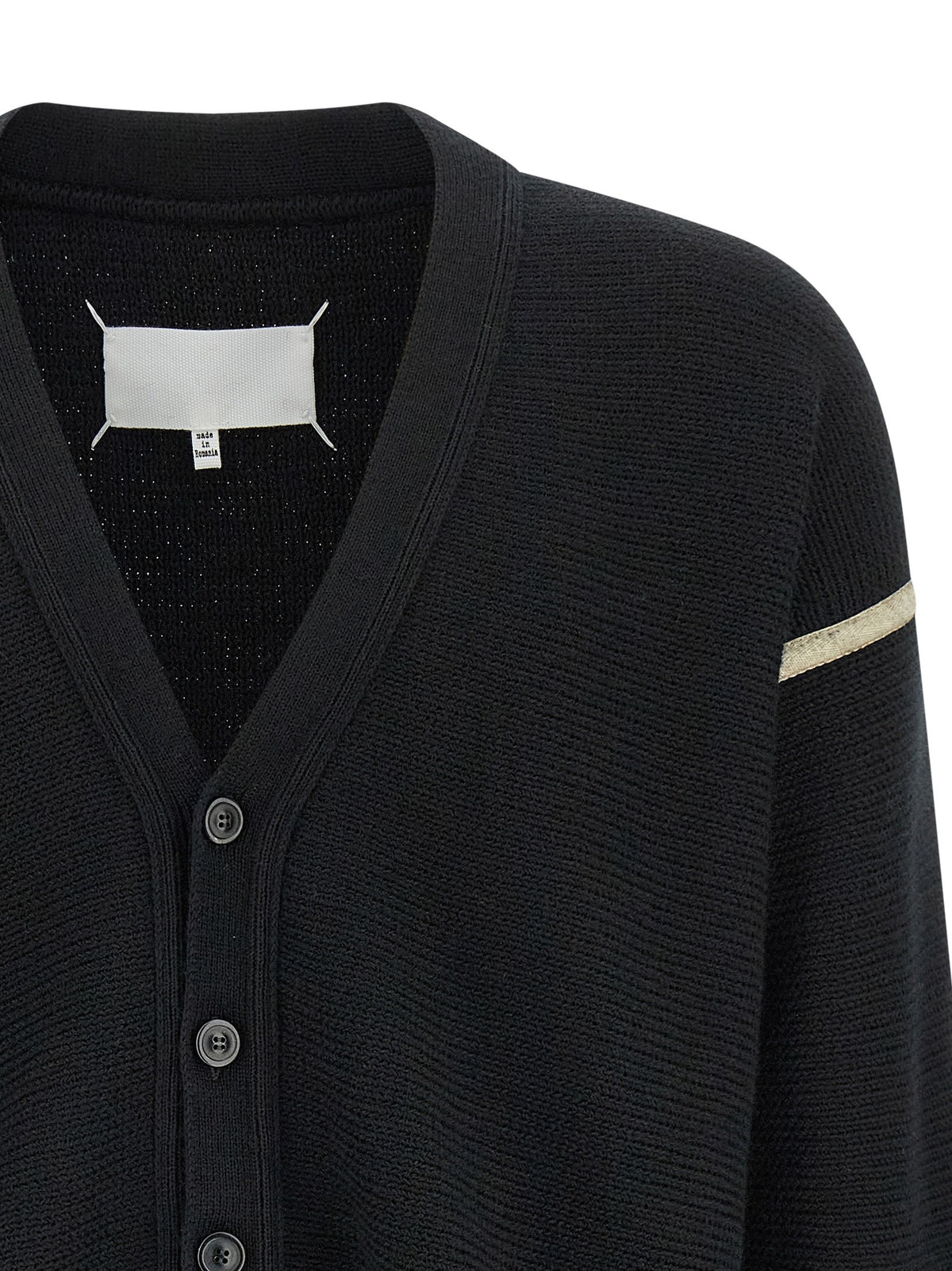 Elbow patch cardigan