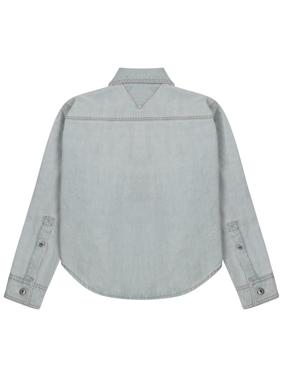 "EXTRA BLEACH" DENIM SHIRT