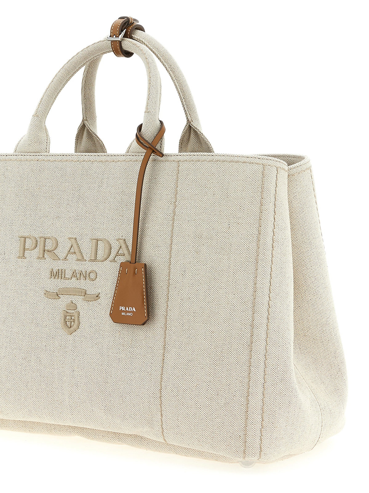 Extra large 'Prada Jardinière' shopping bag