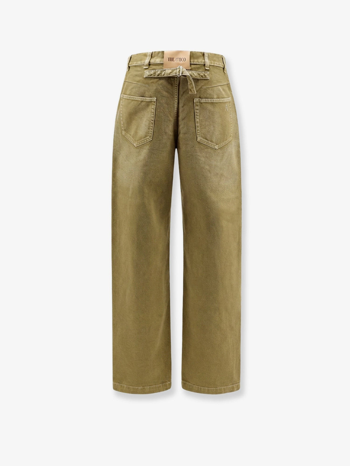 Faded effect denim